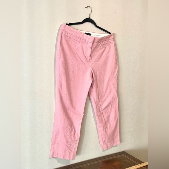J. Crew Pink Crop Capri Chino Pants - Women's Size 14 - Picture 2 of 8